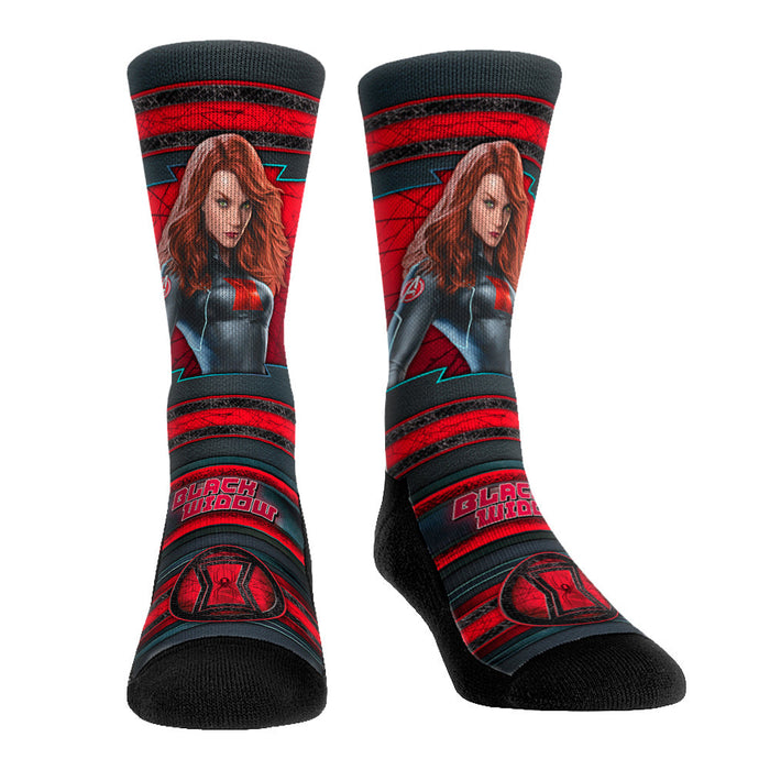 Black Widow - Hero Pose by Rock 'Em Socks