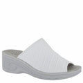 SoLite by Easy Street Airy - Womens White Sandal, Size 7.5 by Vanessa Jane