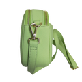 Genuine Leather Double Zipper Crossbody by MiamiLeathers.com