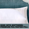Dada Bedding Luxury 20x28 Pillow Insert - Soft Medium Firm, Premium Polyester, Perfect for Side and Back Sleepers by DaDalogy Bedding Collection