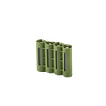 Slim Line AA 4 Pack (Military Green) by Storacell