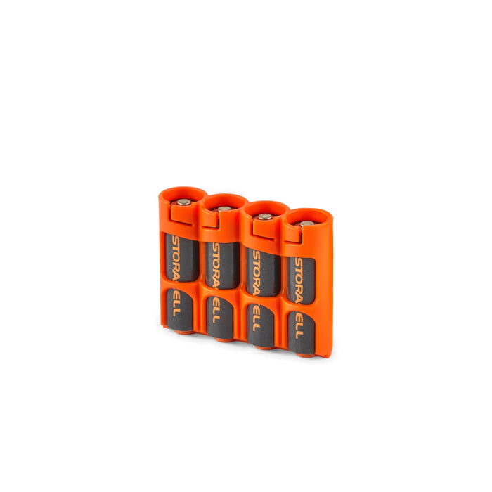 Slim Line AA 4 Pack (Orange) by Storacell