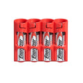 Slim Line AA 4 Pack (Red) by Storacell