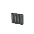 Slim Line AA 4 Pack (Tuxedo Black) by Storacell
