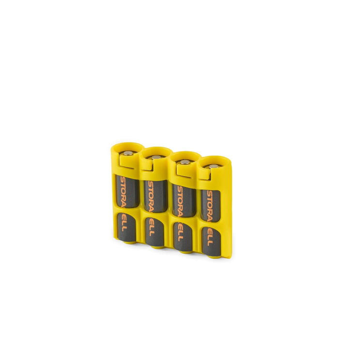 Slim Line AA 4 Pack (Yellow) by Storacell