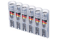 Slim Line AAA 6 Pack (Clear) by Storacell