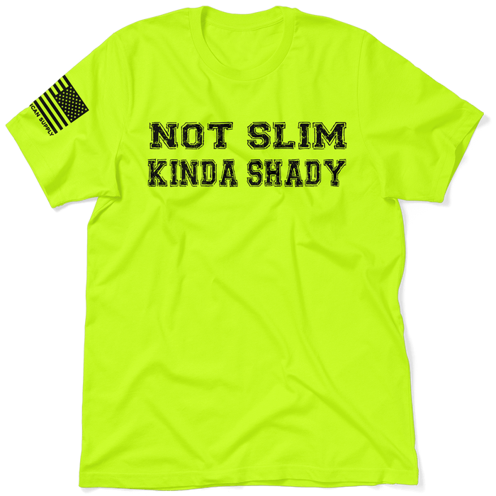 Slim Shady - Safety Yellow T-Shirt by Armed American Supply