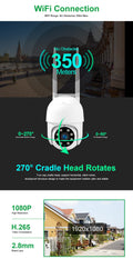 Silarius SIL-PTZHOMEWIFI2MP WiFi App enabled, PTZ 2MP Full HD outdoor camera by Silarius