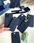 iPhone Camera Protection Silicone Case (Midnight Blue) by Vogueen