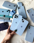 iPhone Camera Protection Silicone Case (Sky Blue) by Vogueen