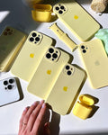 iPhone Camera Protection Silicone Case (Creamy Yellow) by Vogueen