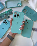 iPhone Camera Protection Silicone Case (Glacier Blue) by Vogueen
