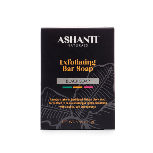 Exfoliating Black Soap Bar by AshantiNaturals