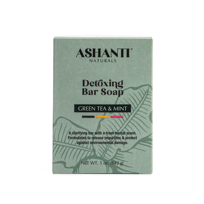 Detoxing Green Tea & Mint Soap Bar by AshantiNaturals
