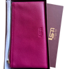 Sophia Soft Full-Grain Leather Double-Zip Wallet with RFID Protection
