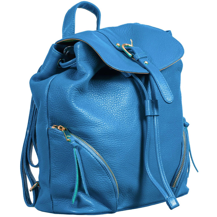 Sophia Full-Grain Leather Backpack for Women by MiamiLeathers.com