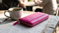 Sophia Full-Grain Leather Structured Double-Zip Wallet with RFID Protection by MiamiLeathers.com