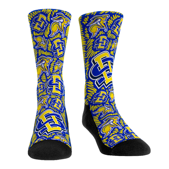 South Dakota State Jackrabbits - Logo Sketch by Rock 'Em Socks