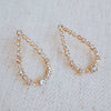 Sparkle Teardrop Shaped Earrings