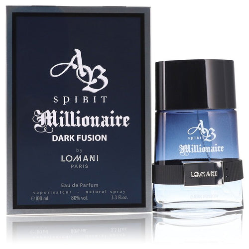 Spirit Millionaire Dark Fusion by Lomani Eau De Parfum Spray 3.3 oz for Men by Avera Group