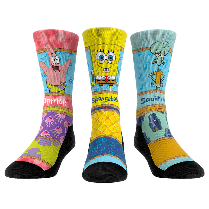 SpongeBob SquarePants - Showtime Bundle 3-Pack by Rock 'Em Socks