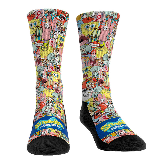 SpongeBob SquarePants - Stacked Characters by Rock 'Em Socks