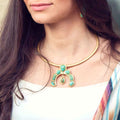 Squash Blossom Pendant by Christina Greene