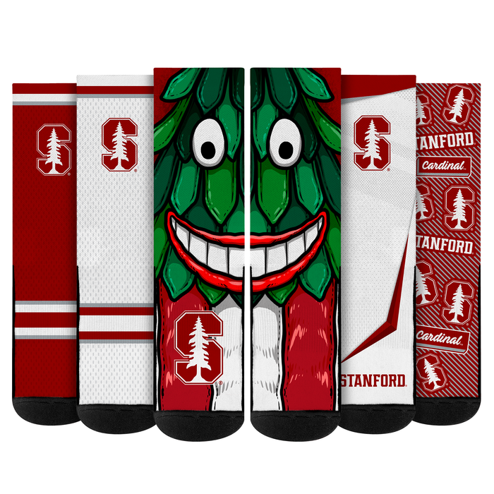 Stanford Cardinal - Super Fan Bundle 5-Pack by Rock 'Em Socks