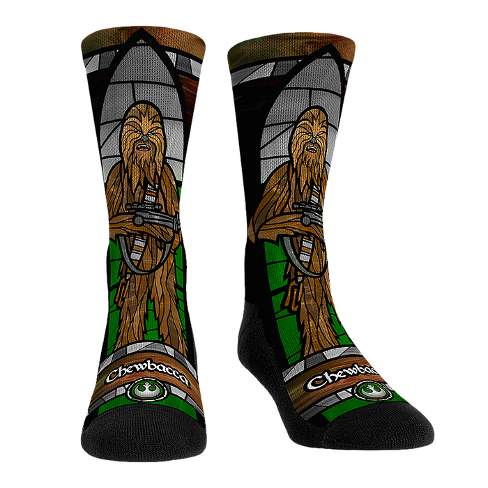 Chewbacca - Stained Glass by Rock 'Em Socks