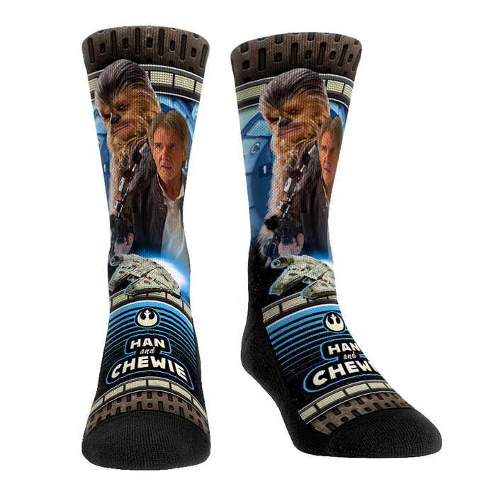 Han and Chewie - Hero Pose by Rock 'Em Socks