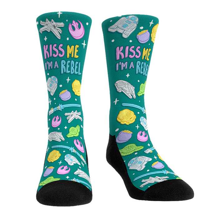 Star Wars - Kiss Me I'm A Rebel by Rock 'Em Socks