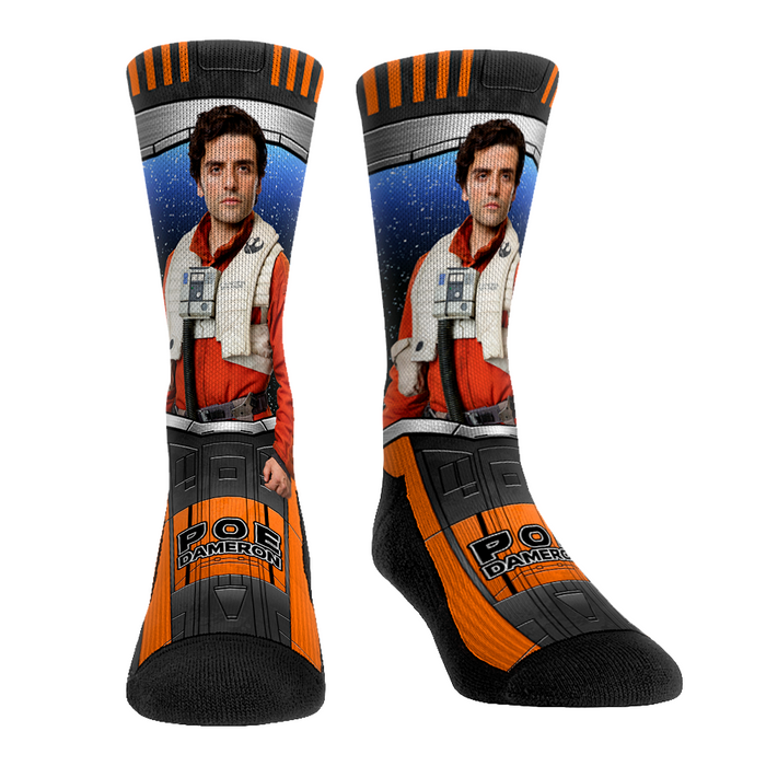 Poe Dameron - Hero Pose by Rock 'Em Socks
