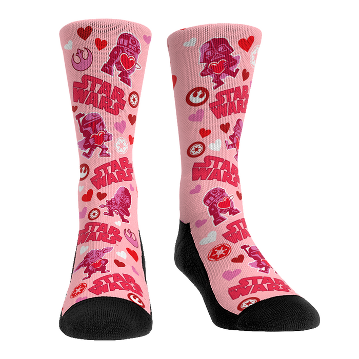 Star Wars - Valentines All-Over by Rock 'Em Socks
