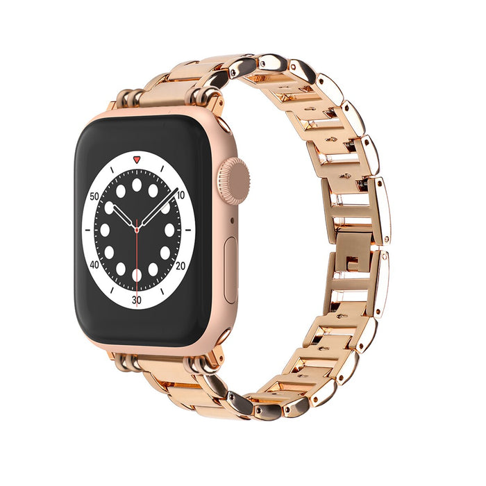 Luxury Stainless Steel Apple Watch Band Series 11/10/9/8/7/6/5/4/ SE / Ultra 1/2/3 by Arleathercraft