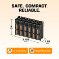 AAA 12 Pack (Black) by Storacell
