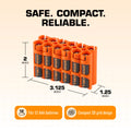 AAA 12 Pack (Orange) by Storacell