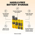 Slim Line AA 4 Pack (Yellow) by Storacell