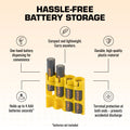 Slim Line AAA 4 Pack (Yellow) by Storacell
