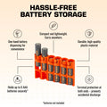 Slim Line AAA 6 Pack (Orange) by Storacell