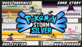Pokemon Storm Silver NDS Nintendo DS Custom ROM Hack Video Game by VintageVideoGameStore