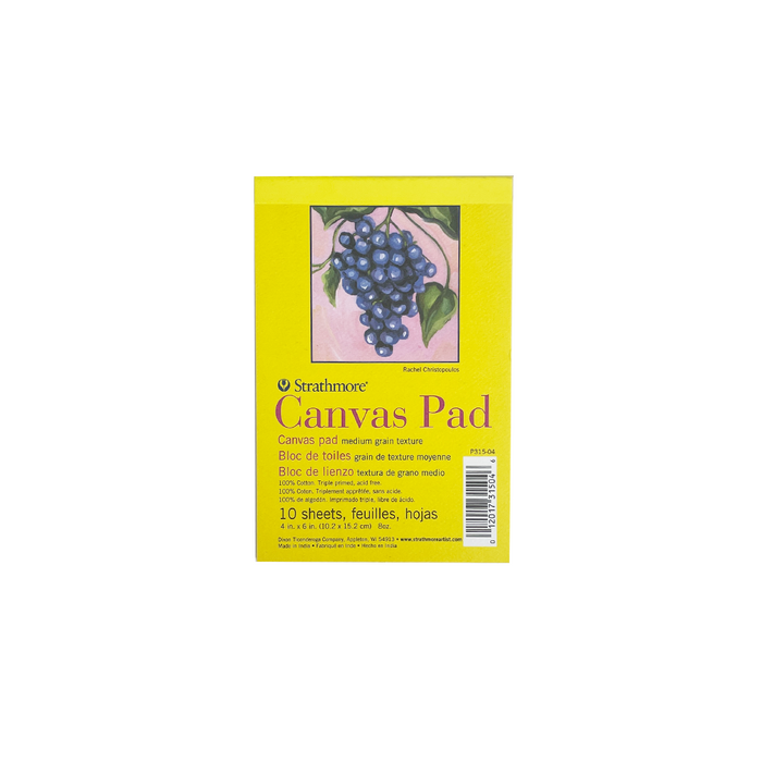 Strathmore Canvas Pad 300 Series 4x6- 10 sheets by ShopSketchBox