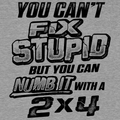 Stupid - Safety Yellow T-Shirt by Armed American Supply