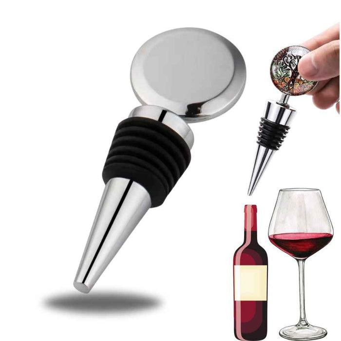 Sublimation Blanks Wine Stopper – Square Shape | Round Shape by INNOSUB USA