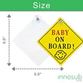 Sublimation Car Warning Sign Blank Aluminum Sheet by INNOSUB USA