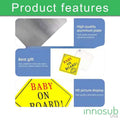 Sublimation Car Warning Sign Blank Aluminum Sheet by INNOSUB USA