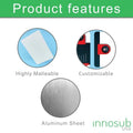 Sublimation Double-Sided White Aluminum Business Cards by INNOSUB USA