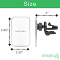 Sublimation Blanks Car Magnetic Wireless Charger - P17 by INNOSUB USA