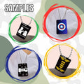 Sublimation Blanks Military ID Tag - SILVER - 1 Side Print + Chain 28 inch by INNOSUB USA