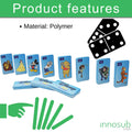 Sublimation Blanks Dominoes - Polymer Domino Game Set by INNOSUB USA