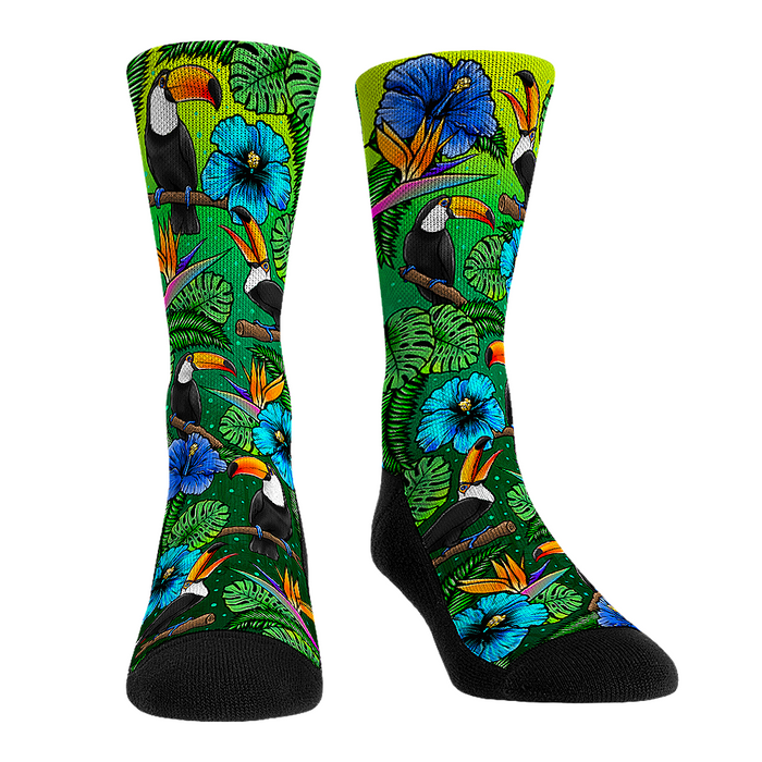 Toucan Floral by Rock 'Em Socks
